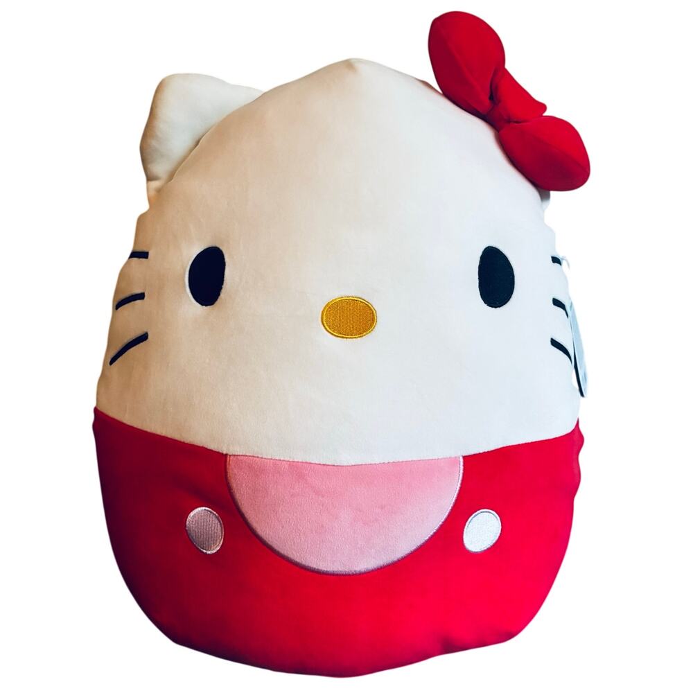 Hello Kitty Squishmallows Classic Red Large Plush Sanrio Exclusive BNWT